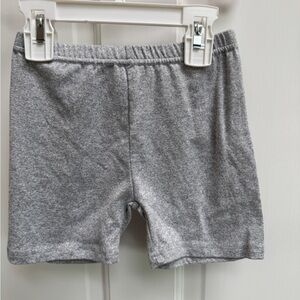 NWOT Feoeor Girls 5 - 6 Classic Gray Kids Soft Bike Gymnastics Shorts